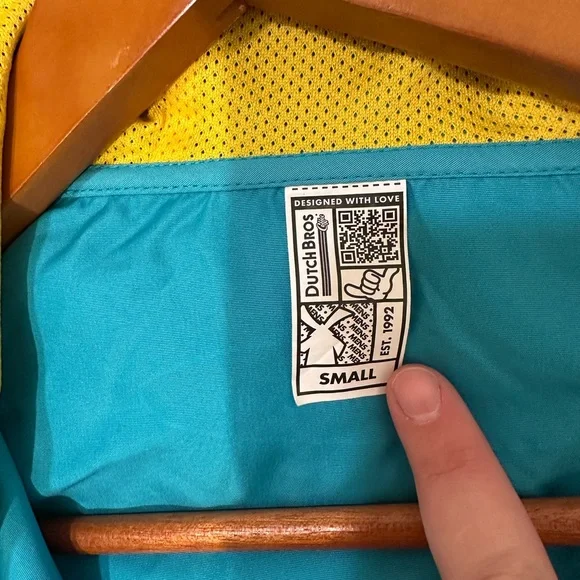 Dutch Bros Aqua Jacket Small - Picture 4 of 5
